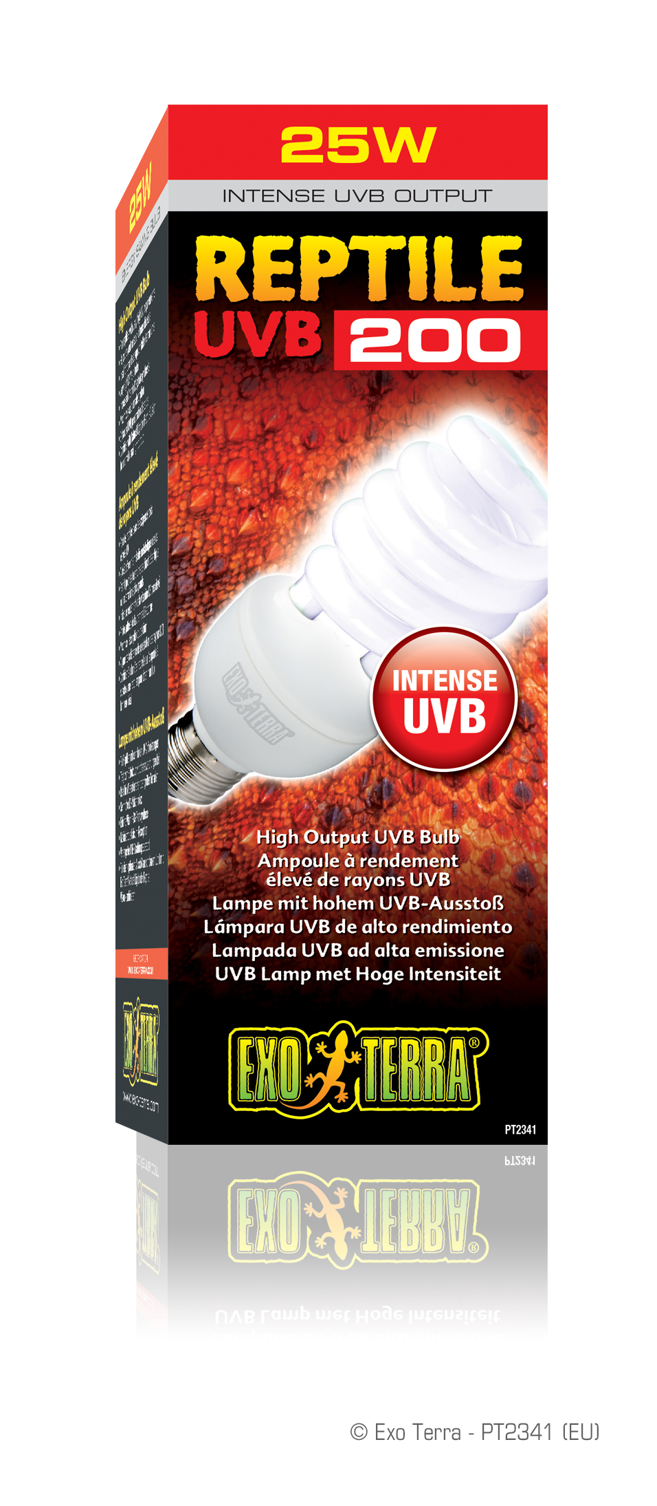 Exoterra Reptile UVB 200, Compact Lampe 25 Watt