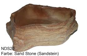 Dragon Felsschale large Sand Stone, 23x18x6,5cm