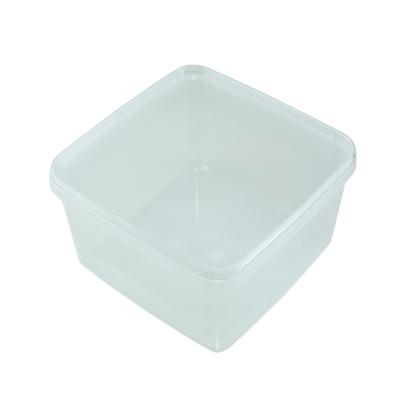 Kunststoffdose Braplast quadratisch 3L, transparent