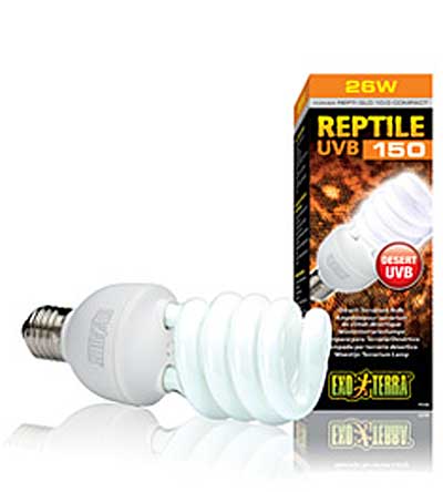 Exoterra Reptile UVB 150, Compact Lampe, 25 Watt