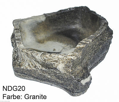 Dragon Felsschale large Granite, 23x18x6,5cm