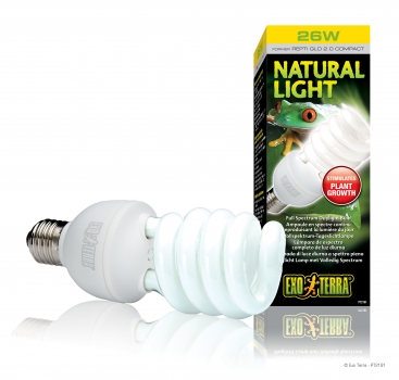 Exoterra Natural Light, lampe compacte, 25 watts